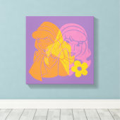 Toile Scooby-Doo | Portrait des fleurs daphné (Insitu (Plancher de Bois))