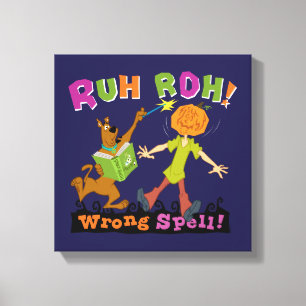 Toile Scooby-Doo   Ruh Roh ! Mauvais sort !