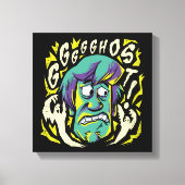 Toile Scooby-Doo | Shaggy effrayée (Recto)