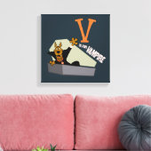 Toile Scooby-Doo | V est pour Vampire (Insitu(Salon))