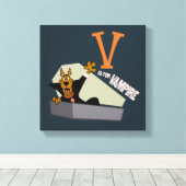 Toile Scooby-Doo | V est pour Vampire (Insitu (Plancher de Bois))
