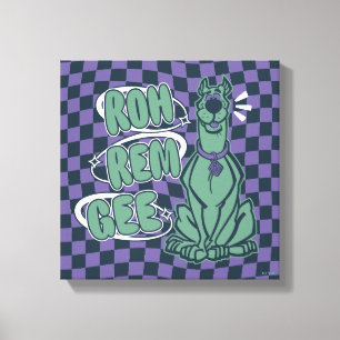 Toile Scooby rétro "OMG"