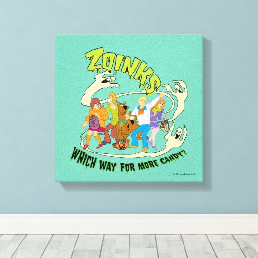 Toile Scooby Which Way for More Candy ? (Insitu (Plancher de Bois))