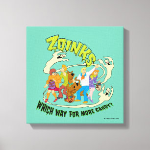 Toile Scooby Which Way for More Candy ?