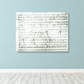 Toile Score autographe de 'Fragment aus dem' (Insitu (Plancher de Bois))