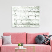 Toile Score autographe de 'Fragment aus dem' (Insitu(Salon))