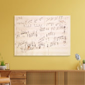 Toile Score sheet of 'Moonlight Sonata' (Insitu(Salon))