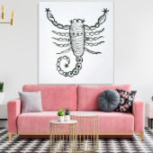 Toile Scorpio (le Scorpion) une illustration de 'P (Insitu(Salon))