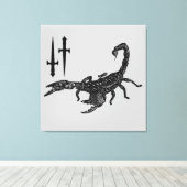 Toile Scorpion (Insitu (Plancher de Bois))