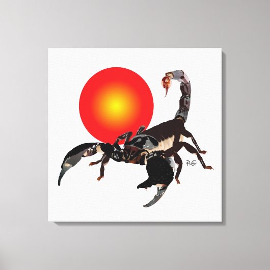 Toile scorpion (Recto)