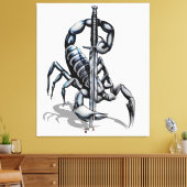 Toile Scorpion, illustration 3D Tapisserie iPad Pro Cove (Insitu(Salon))