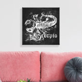 Toile Scorpion Vintage Zodiac (Insitu(Salon))