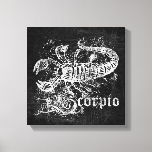 Toile Scorpion Vintage Zodiac (Recto)
