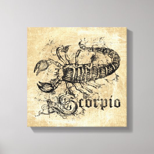 Toile Scorpion Zodiac vintage (Recto)