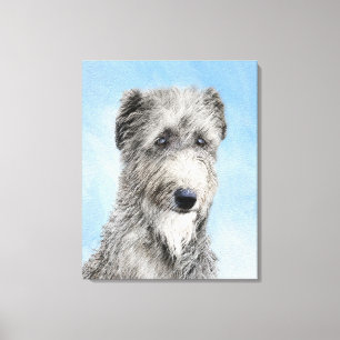Toile Scottish Deerhound Peinture - Cute Original Chien