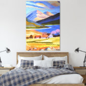 Toile Scottish Highlands Canvas Art (Insitu(Chambre))