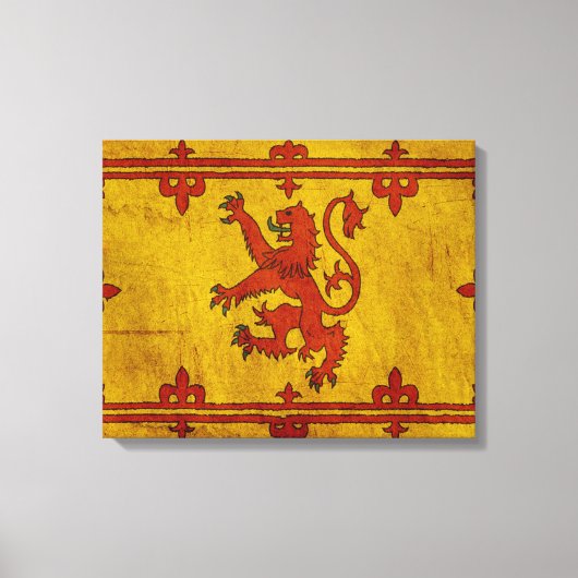 Toile Scottish Rampant Lion Canvas (Recto)