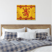 Toile Scottish Rampant Lion Canvas (Insitu(Chambre))
