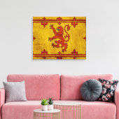 Toile Scottish Rampant Lion Canvas (Insitu(Salon))