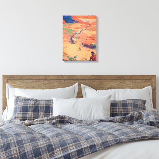 Toile Scouter les intrus par Maynard Dixon (Insitu(Chambre))