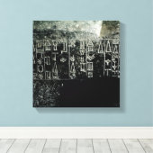 Toile Script Cuneiform (Insitu (Plancher de Bois))
