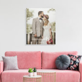 Toile Script de photo de mariage élégant (Insitu(Salon))