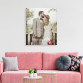 Toile Script de photo de mariage élégant (Insitu(Salon))