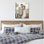 Toile Script de photo de mariage élégant (Insitu(Chambre))