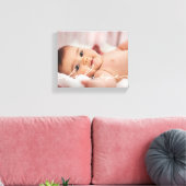 Toile Script manuscrit moderne Croire (Insitu(Salon))