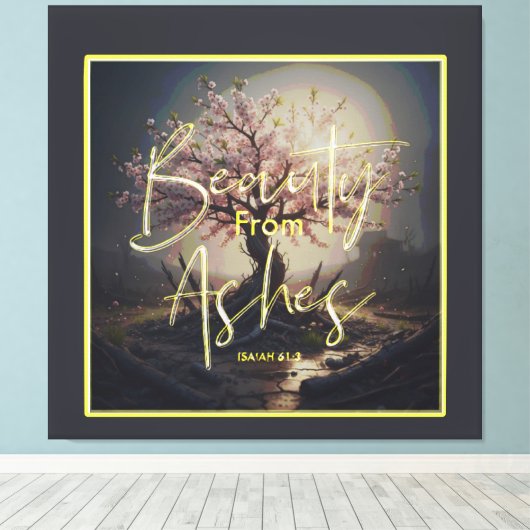 Toile Scripture Pictures 06-02 (Insitu (Plancher de Bois))