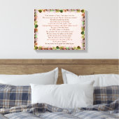 Toile Scripture, Psalm 11, Green Gray Roses (Insitu(Chambre))