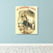 Toile Scrooge Fantôme de Noël Présent (Insitu (Plancher de Bois))