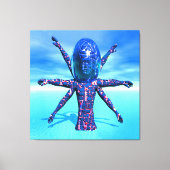 Toile Sculpture Alien (Recto)