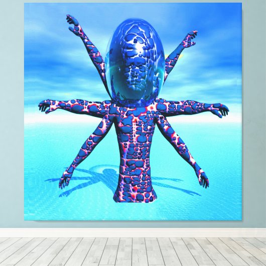 Toile Sculpture Alien (Insitu (Plancher de Bois))