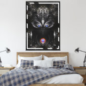 Toile Sculpture de guerrier foncé Art fractal (Insitu(Chambre))