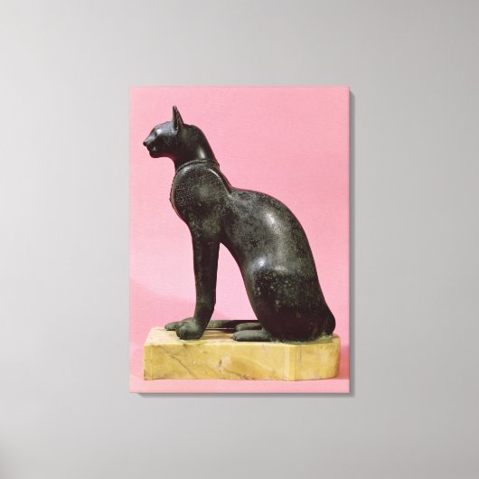 Toile Sculpture d'un chat, période tardive (Recto)