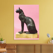 Toile Sculpture d'un chat, période tardive (Insitu(Salon))