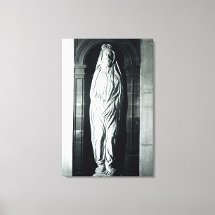 Toile Sculpture en pierre de John Donne dans son linceul