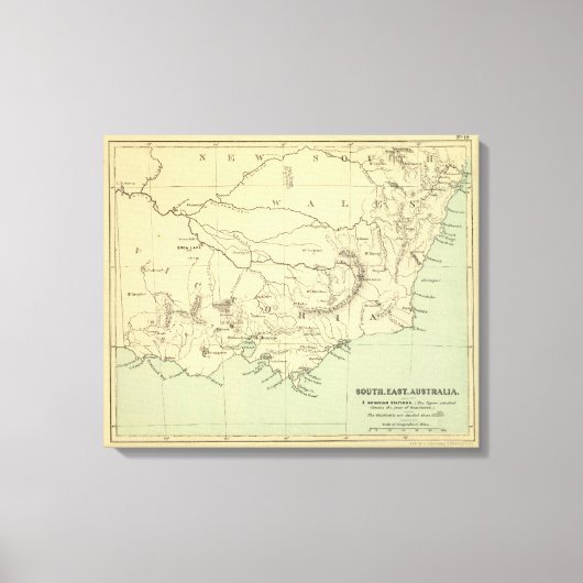 Toile SE Australie (Recto)