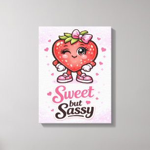 Toile Se Sentant Fruitée - Douce mais Sassy - Amis Foodi