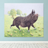 Toile Se sentir très bien (Insitu (Plancher de Bois))