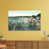 Toile Sea Breeze Pier et Lake Scene (Insitu(Salon))