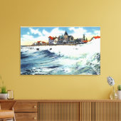 Toile Sea View Avenue Waterfront Vue sur le Surf (Insitu(Salon))