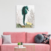 Toile SeaHorse et SeaUrchins (Insitu(Salon))