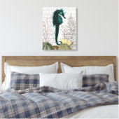 Toile SeaHorse et SeaUrchins (Insitu(Chambre))
