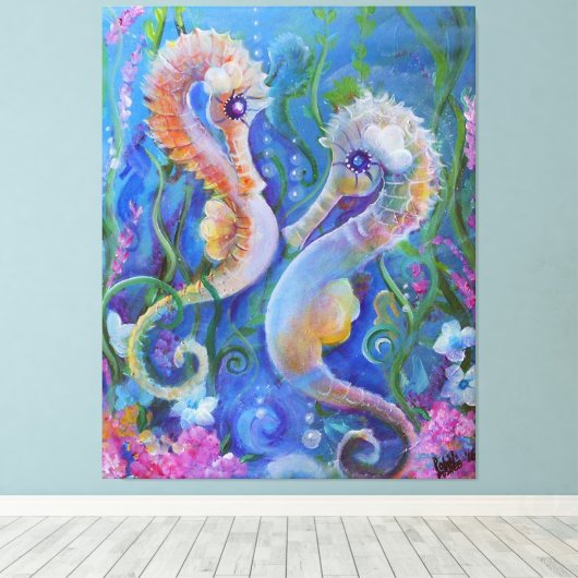Toile Seahorse Paradise (Insitu (Plancher de Bois))