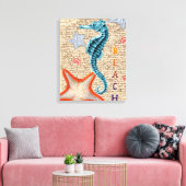 Toile Seahorse Shabby (Insitu(Salon))