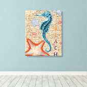 Toile Seahorse Shabby (Insitu (Plancher de Bois))