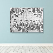 Toile Séance des Grands Jours d'Auvergne (Insitu (Plancher de Bois))