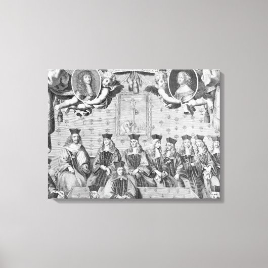 Toile Séance des Grands Jours d'Auvergne (Recto)